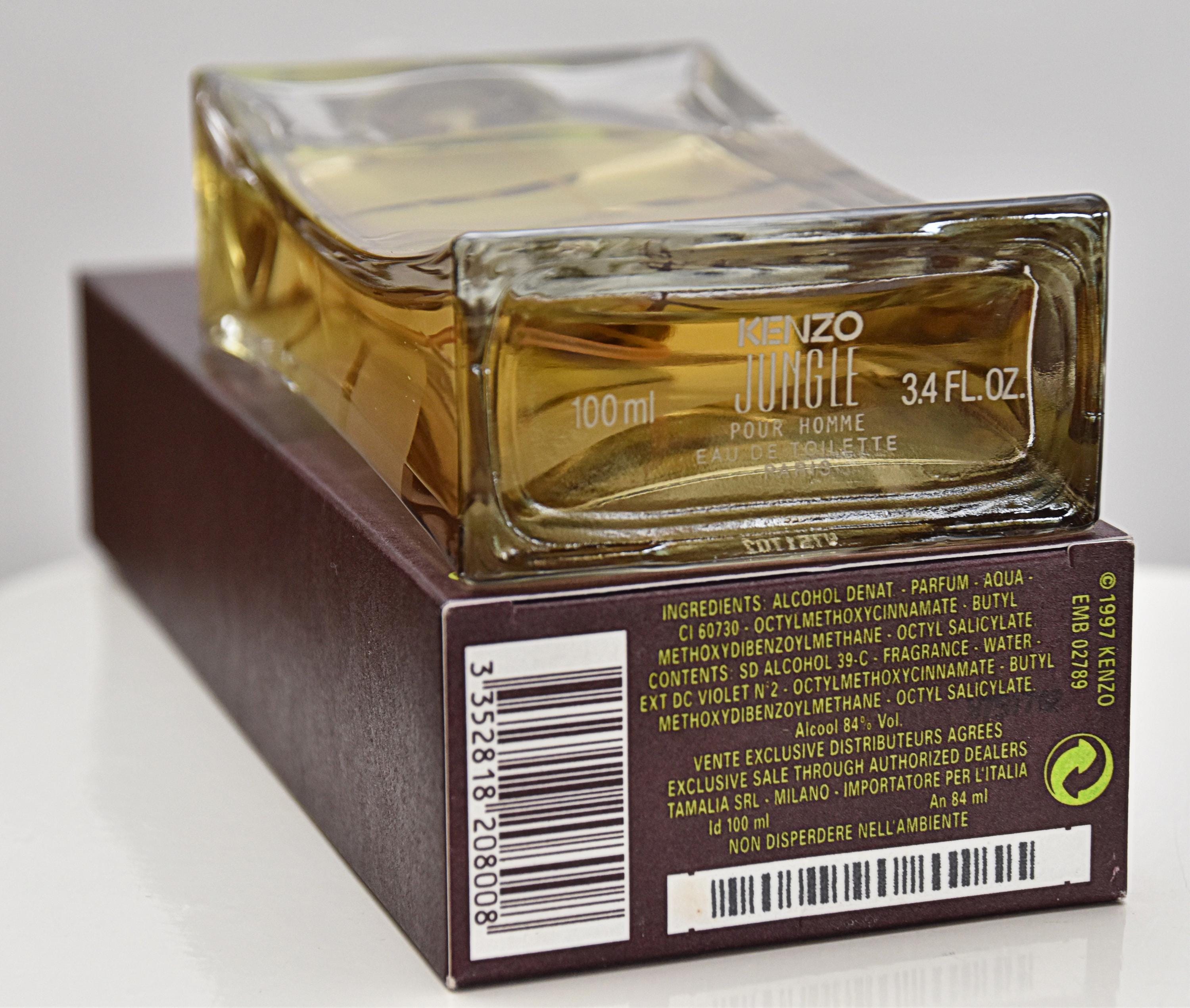 Kenzo Jungle Pour Homme Eau De Toilette 100ml 3.4 Fl. Oz. Natural
