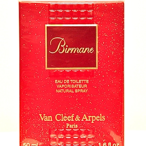 Van Cleef & Arpels Birmane Eau de toilette 50ml 1.6 Fl. Oz. Spray Perfume for Woman Rare Vintage 1999 New Sealed
