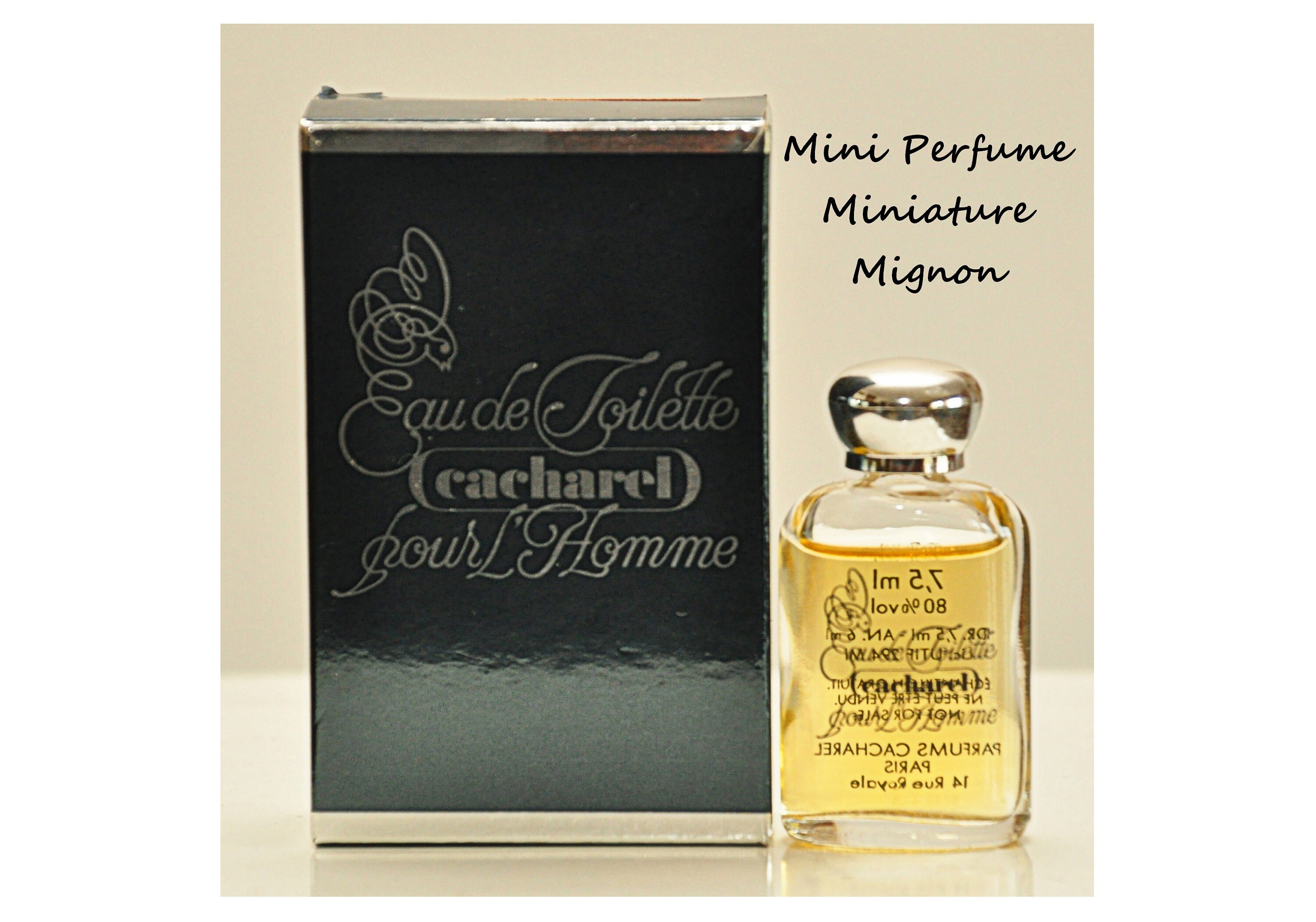 Cacharel Pour LHomme Eau de Toilette Edt 7.5ml Miniature Splash