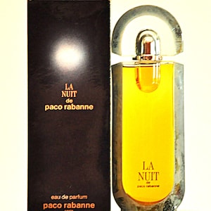 Paco Rabanne La Nuit de Paco Rabanne woda perfumowana EDP 100ml No Spray Splash Perfumy damskie Rzadkie Vintage 1985