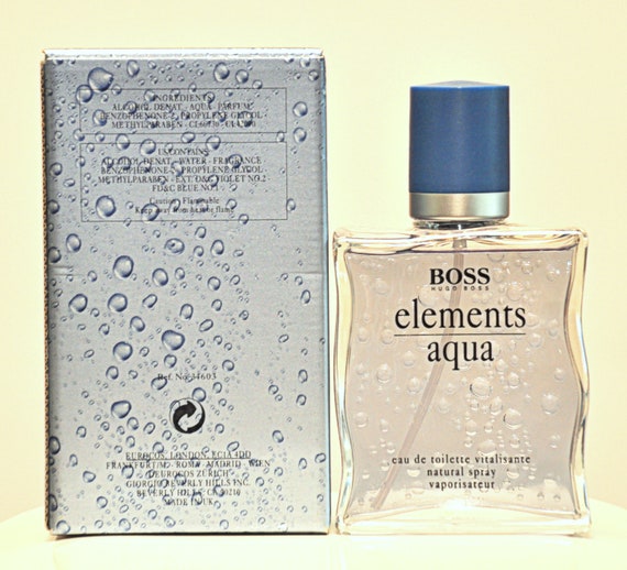 Boss Elements Aqua by Hugo Boss Eau De Toilette Edt 100ml 3.4 - Etsy