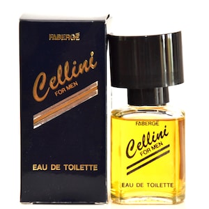Fabergé Cellini For Men Eau de Toilette 50ml 1.7 Fl. Oz. Splash Perfume Rare Vintage 1980