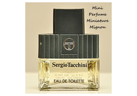 Sergio Tacchini di Sergio Tacchini Eau de Toilette Edt 8ml 1 4 Fl. Oz. Miniature Splash Not Spray Perfume Man Rare Vintage 1987