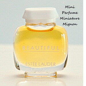 Estée Lauder Beautiful Eau de Parfum Edp 3,5ml 0,12 Fl. Oz. Miniature Splash Not Spray Perfume for woman Rare Vintage 1985