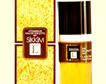 中古 EAU DE TOILETTE Sikkim L シッキム フランス製 Lancome Sikkim Eau De Toilette Edt 58ml 2.0 Fl. Oz. Spray