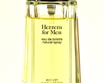 Woda toaletowa Carolina Herrera For Men Edt 100ml Perfumy męskie w sprayu Rare Vintage 1991