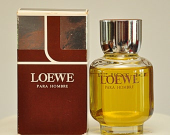 Loewe Pour Homme Eau De Toilette Edt 120ml 4.0 Fl. Oz. Splash No Spray Perfume For Man Super Rare Vintage 1974