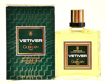Guerlain Vetiver de Guerlain Lotion Après Rasage Parfumée 200ml Splash Non Spray Perfume Masculino Muy Raro Vintage 1959 Versión 1992