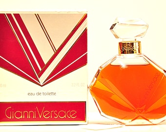 Gianni Versace de Gianni Versace Eau de Toilette Edt 100 ml Splash Non Spray Perfume de mujer Muy raro Vintage 1981