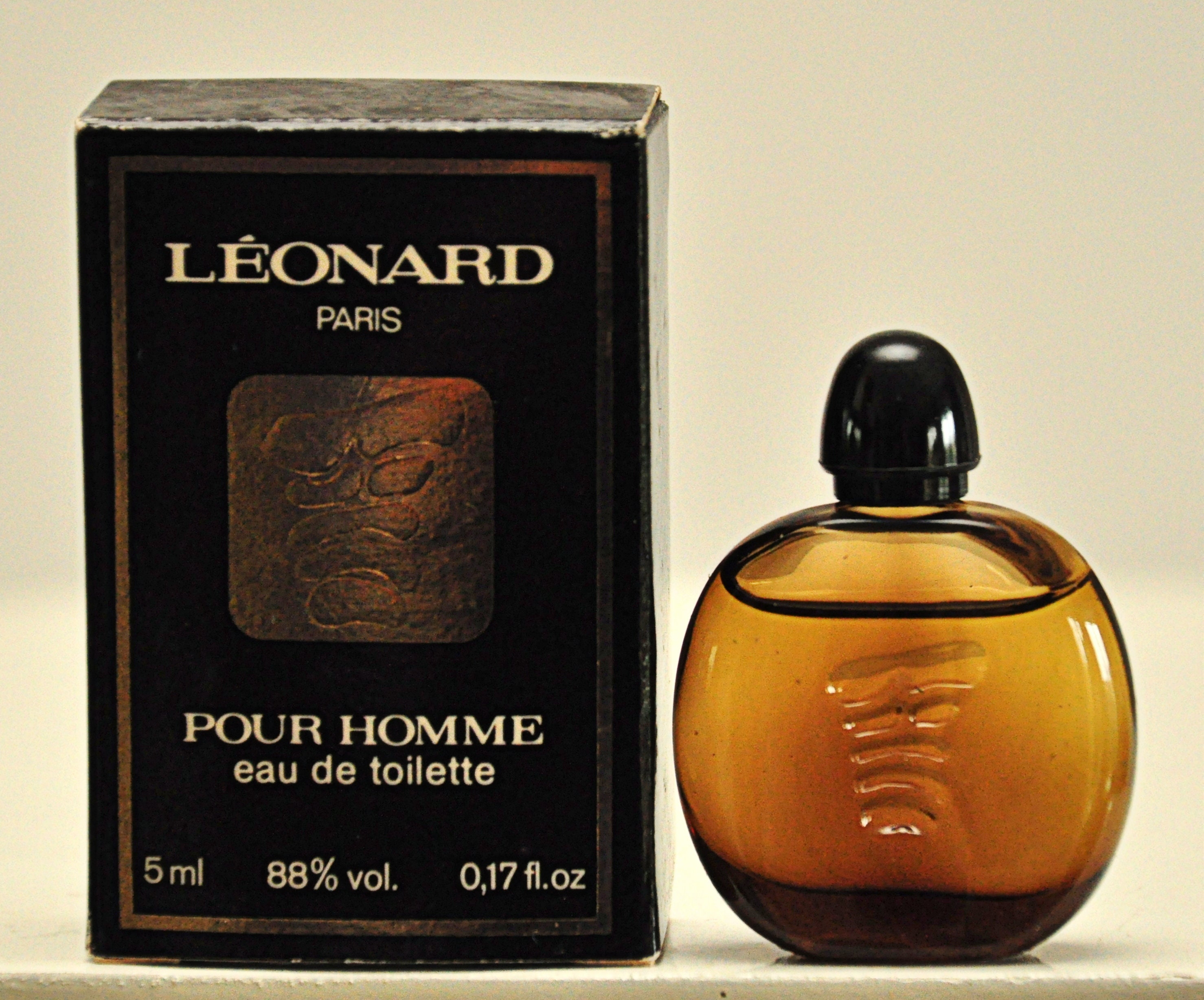 希少エロイカEau de Toilette for Men T.1767 MINIATURE 5 Ml 0.17 Fl. Oz. Leonard Pour Homme Eau De Toilette