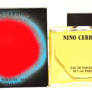 Nino Cerruti Pour Homme Eau de Toilette 125 ml Splash (pas de spray) Parfum Homme Vintage Rare 1979