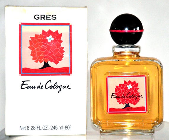 Grès Eau de Cologne Edc 245ml No Spray Splash Perfume Unisex  Rare Vintage Old 1980