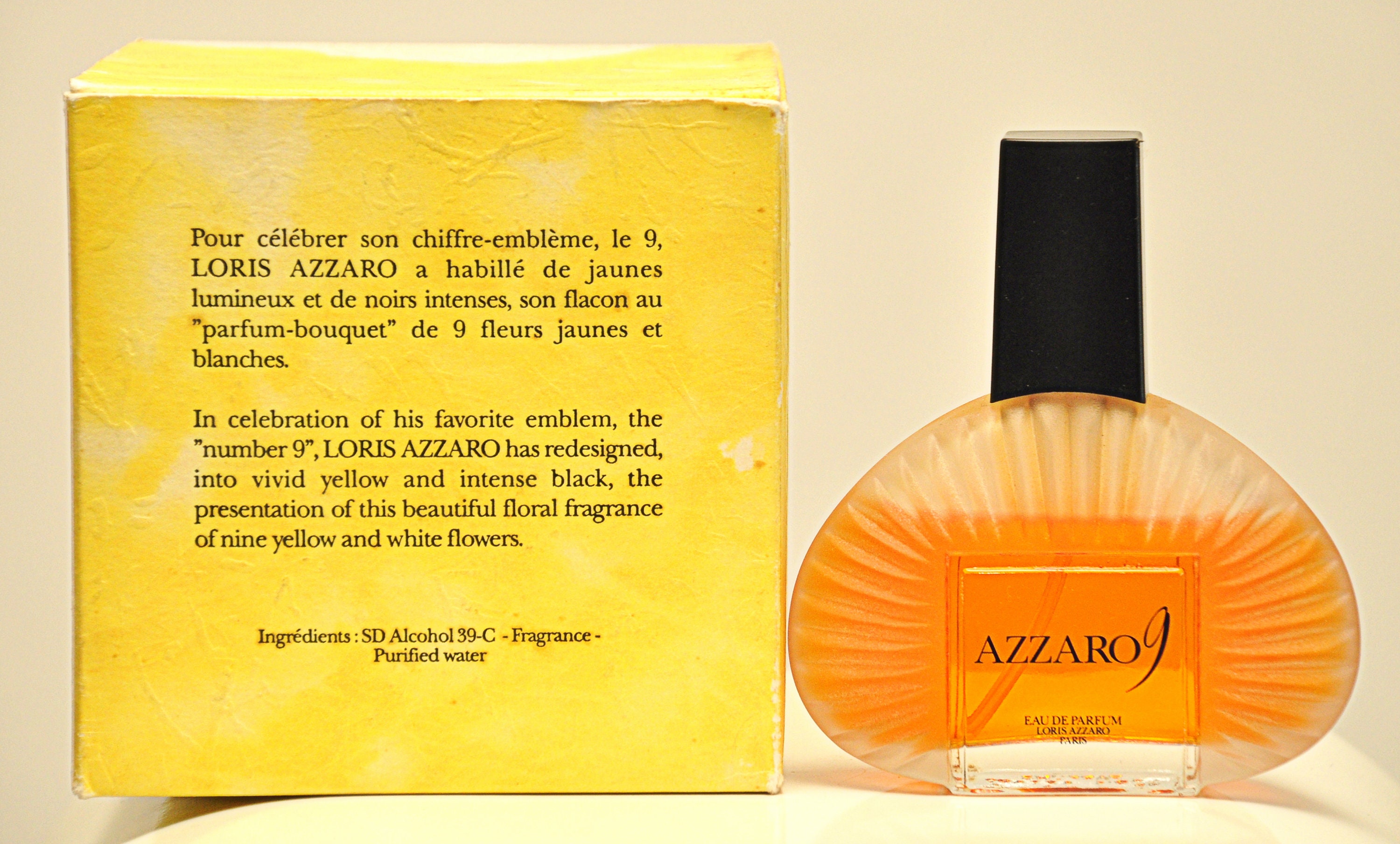 Loris Azzaro 9 Eau De Toilette 50ml 1,69 Fl. Oz. Natural Spray
