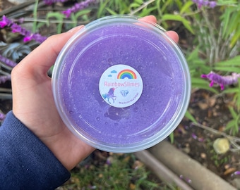 Metallic Lavender Color Shifting Clear Slime