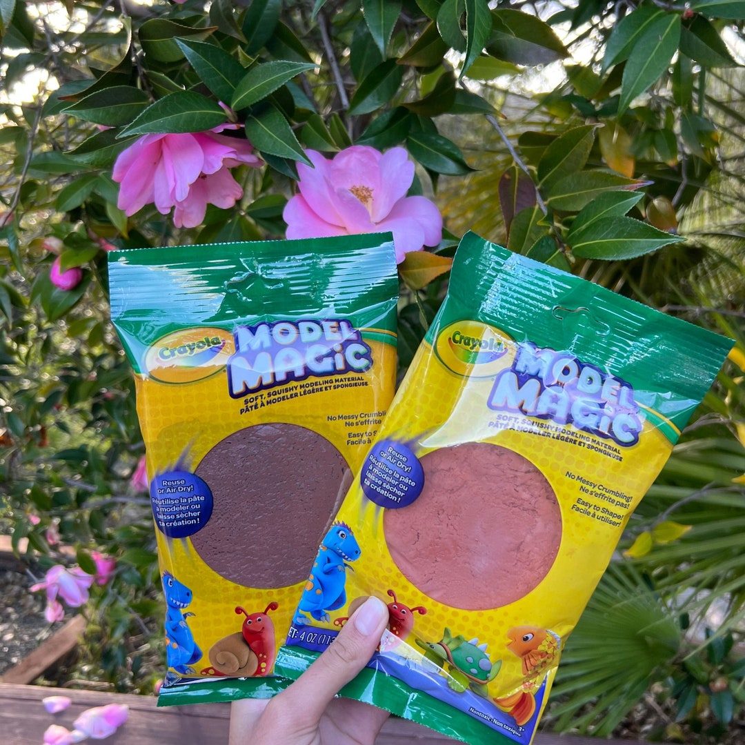 4 Ounce Model Magic Clay brown Etsy