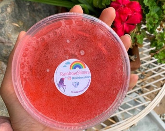 Strawberry Jelly Clear Slime
