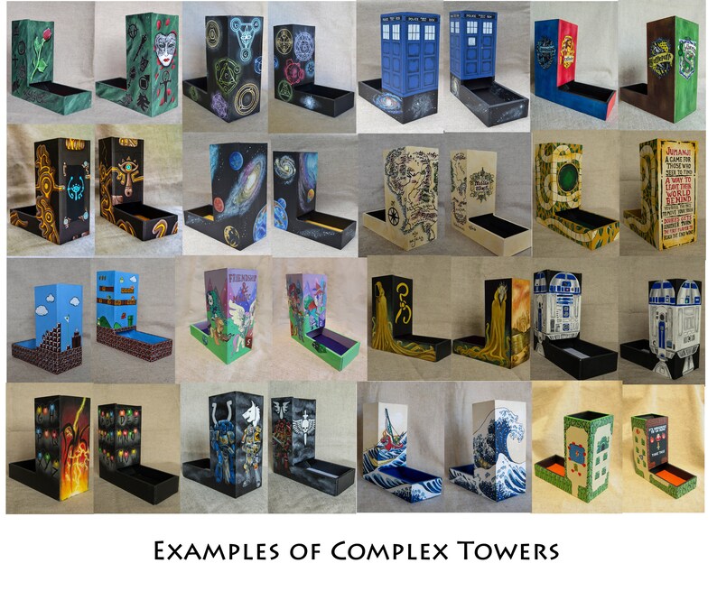 Custom Dice Tower Etsy
