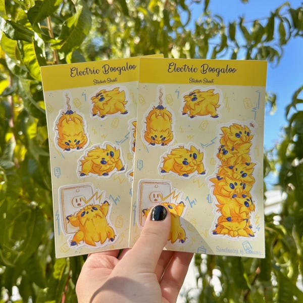 Hoja de pegatinas de Electric Boogaloo