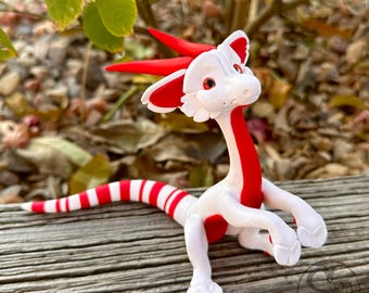 Dragón de arcilla polimérica con sabor a menta