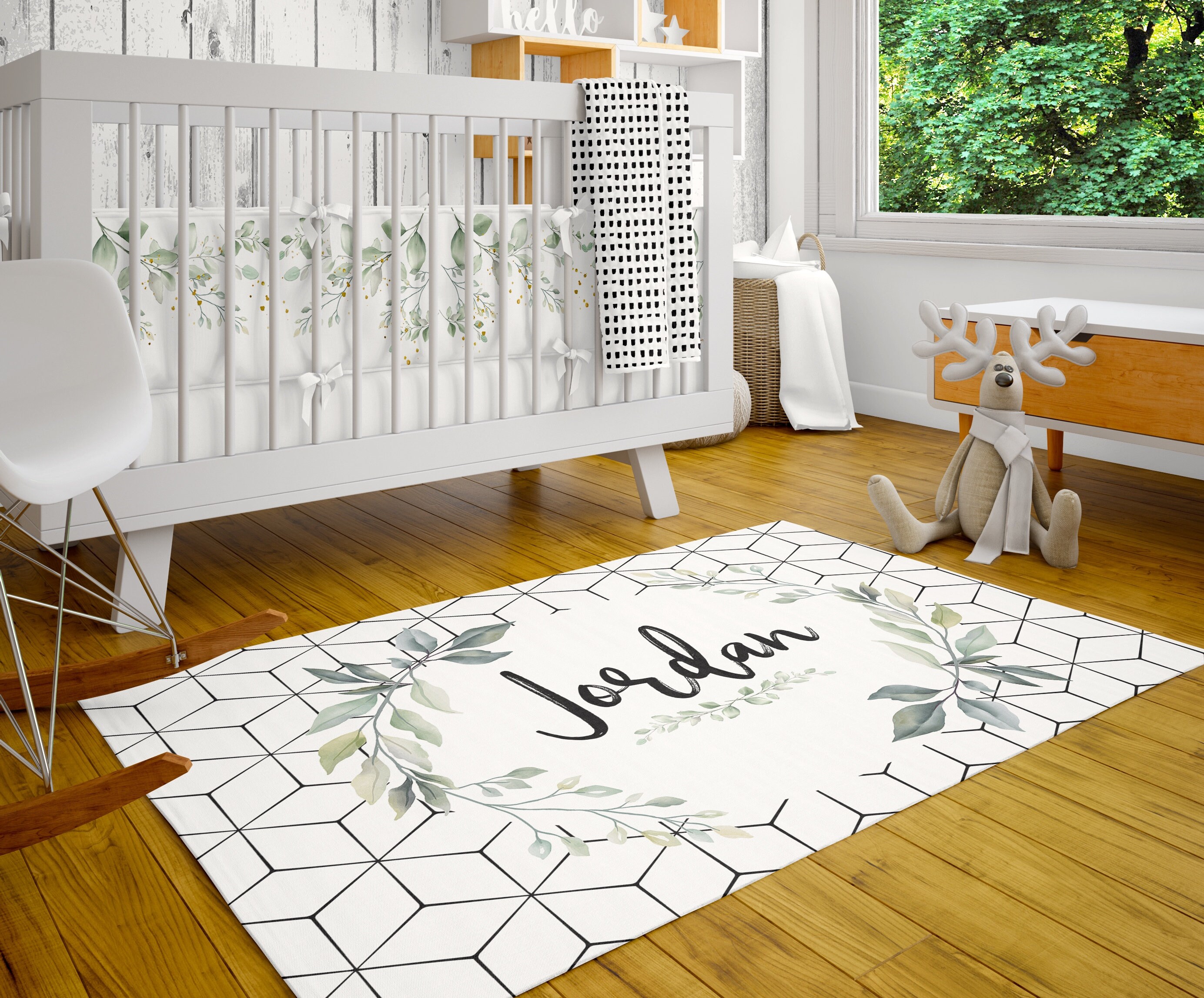 Personalized Rug Farmhouse Room Decor Playroom Rug Etsy