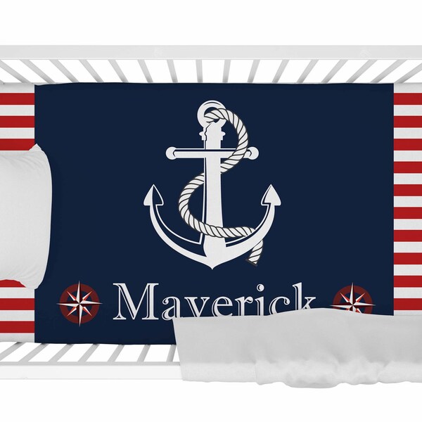 Nautical Crib Etsy