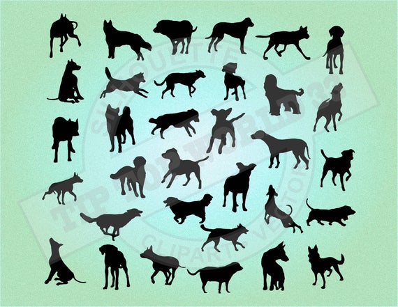 Download Dog Silhouette Svg Dogs Clipart Silhouette For Cutting Etsy Yellowimages Mockups