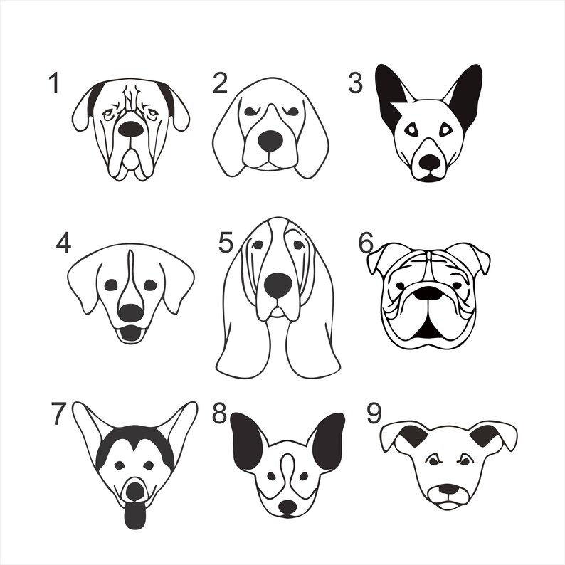 Download Dog Silhouette Svg Dogs Clipart Silhouette For Cutting Etsy