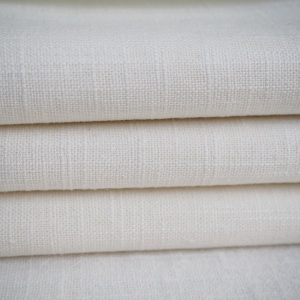 Enzyme Washed 100% Linen Fabric