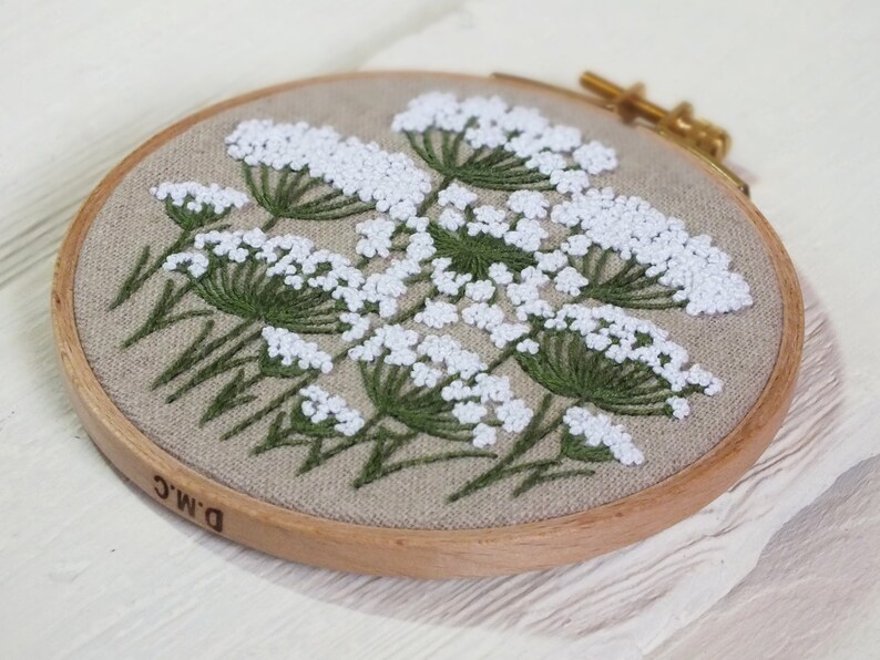 Flora Hand Embroidery Kit Wildflower Design DIY Embroidery ...