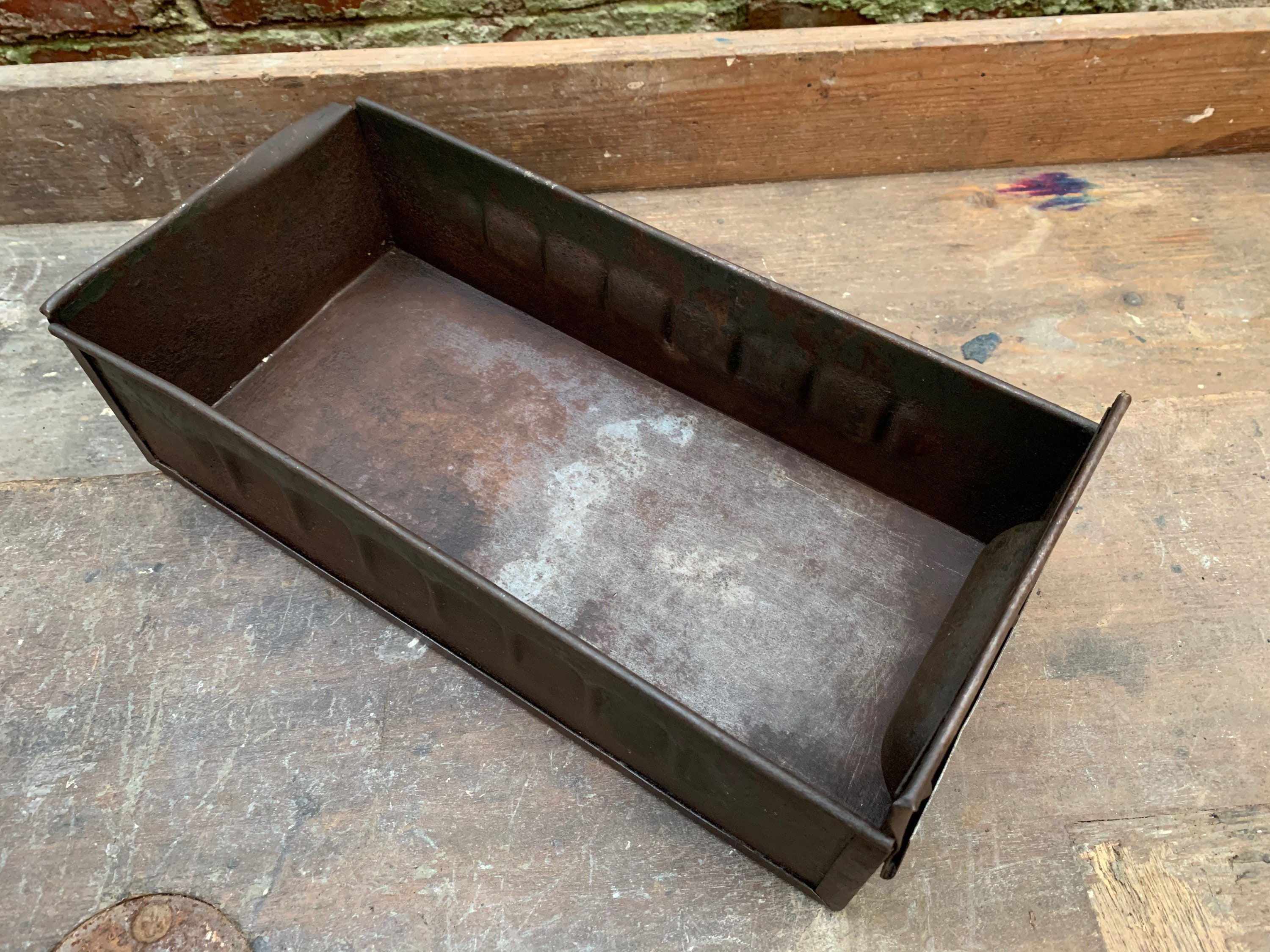 Cajón de metal / 1950 / Almacenamiento industrial / | Etsy