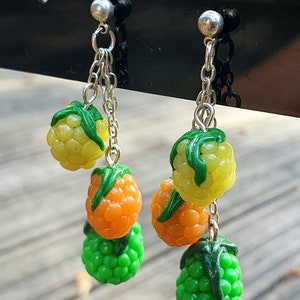 SUMMER GIFT - Handmade earrings - Polymer clay