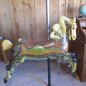 Antique Carousel Horse: Full-Sized Original Paint, Local Pickup Only **NO SHIPPING**