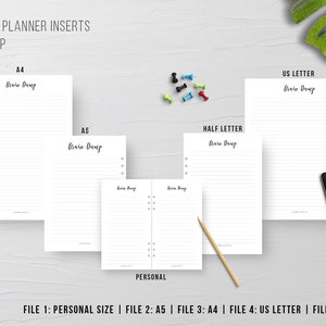 Brain Dump, Brain Dump Printable, Notes, Brainstorm, Planner Inserts, Printable Planner, Personal, A5 Printable, A4, US Letter, Half Letter