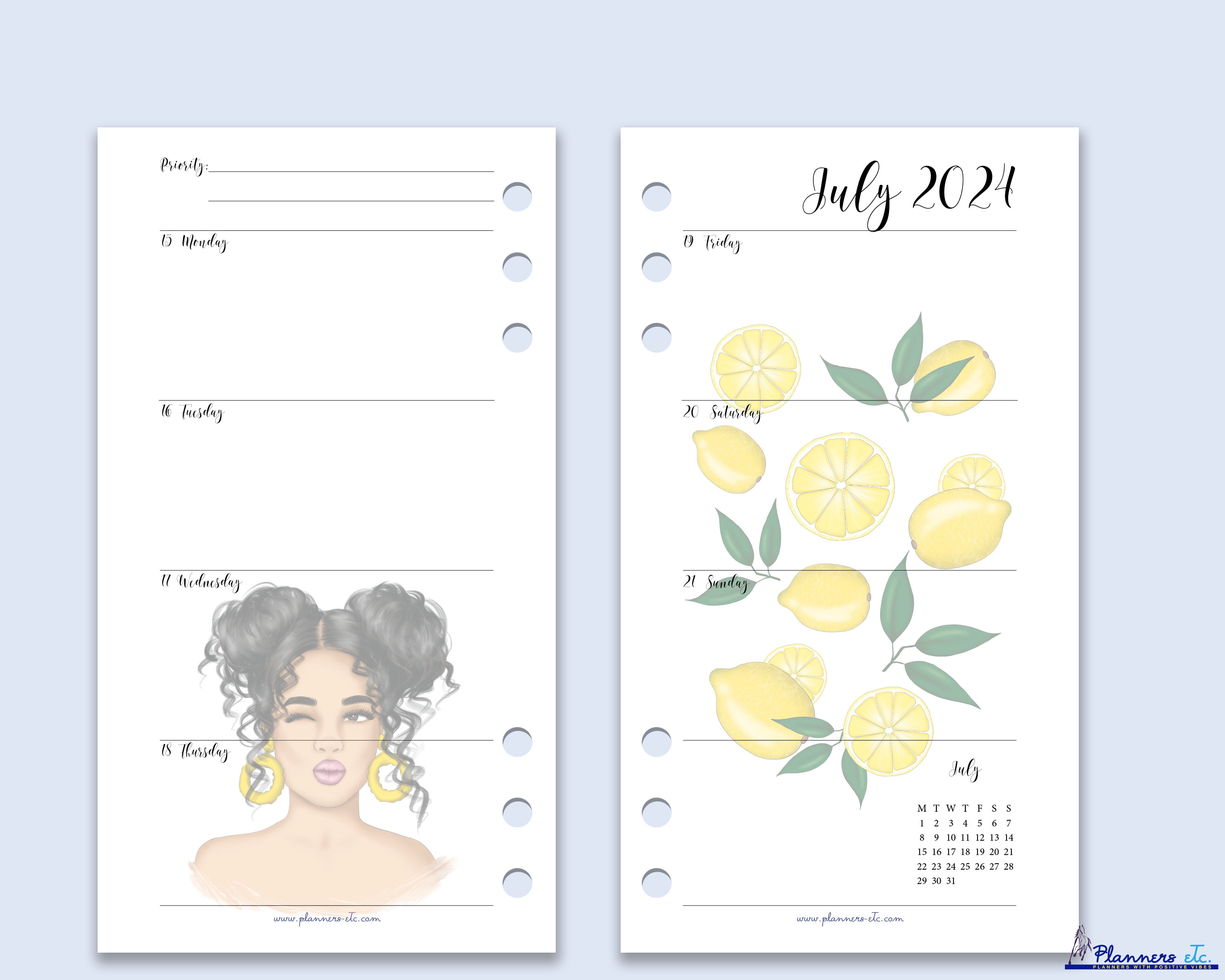 Travel Planner Insert Kits