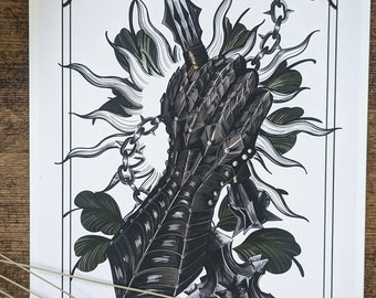 The Witch King Lord of the Rings Illustration Art Print