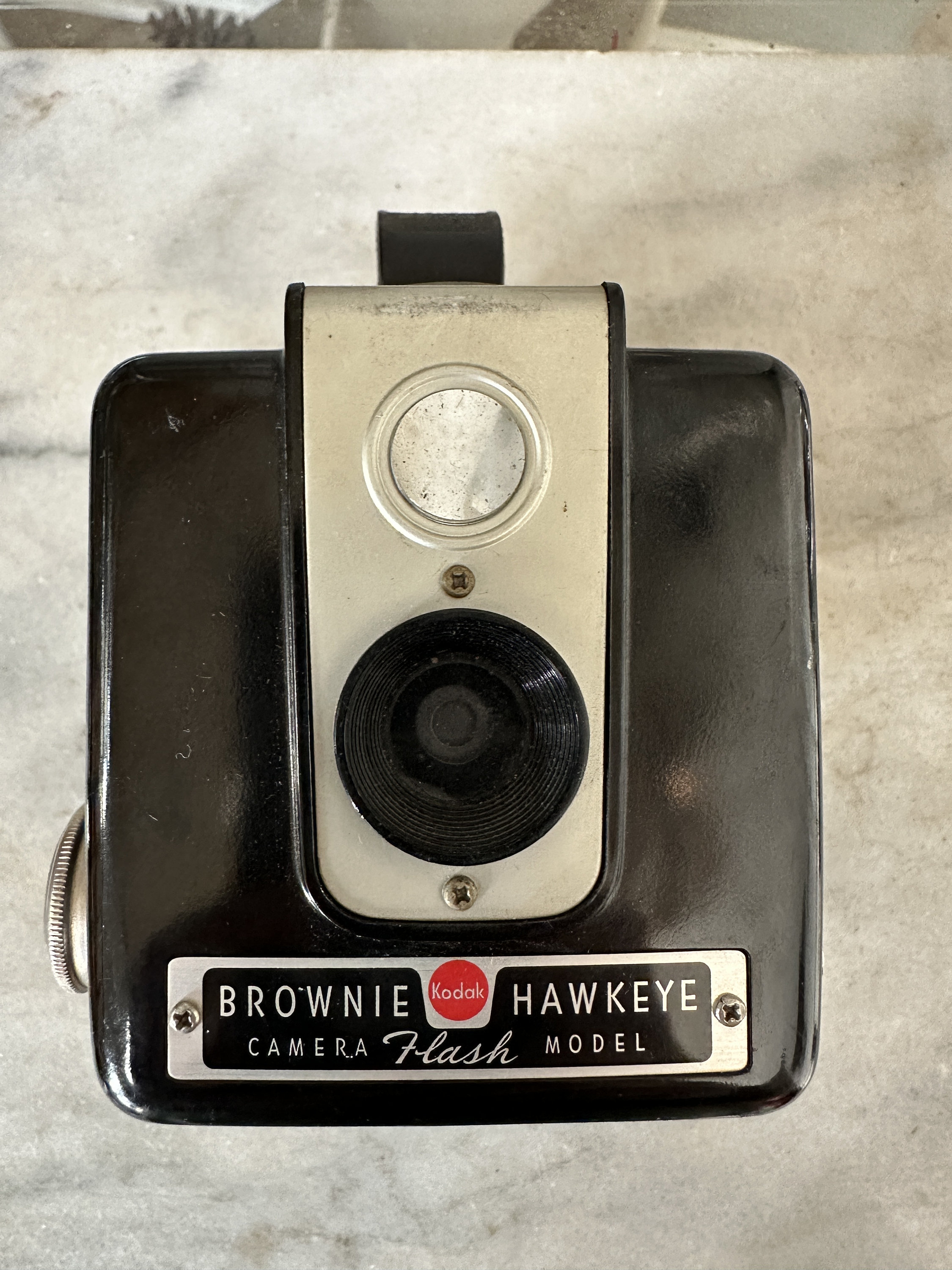 Vintage Kodak Brownie Hawkeye Flash Camera: Collectible Box