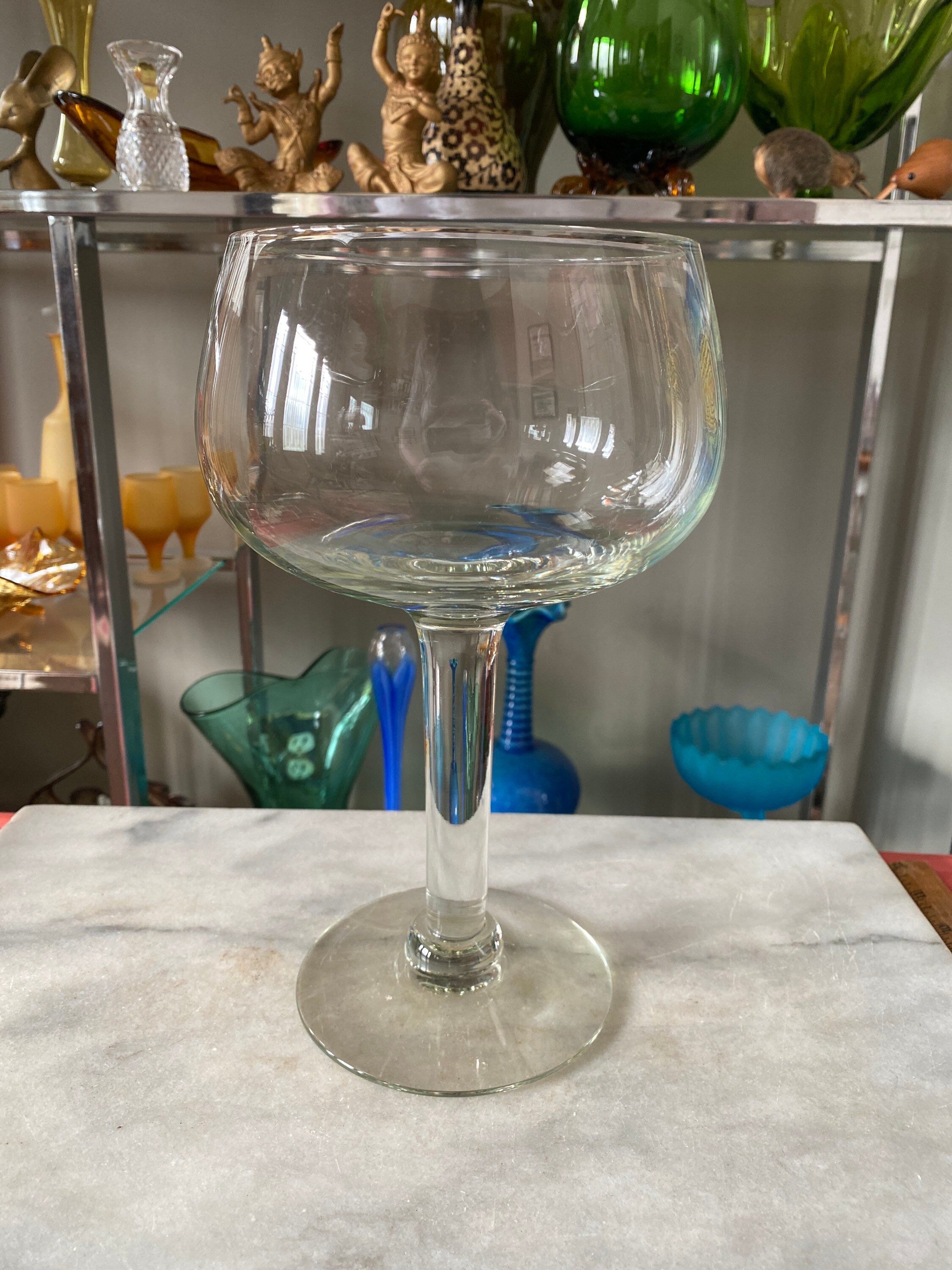 Giant Martini Glass Shaped Vase Mid Century Modern Martini Etsy