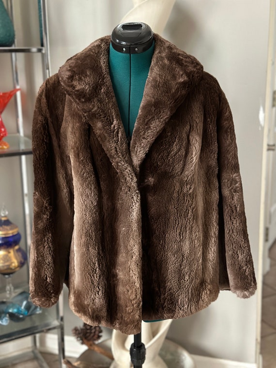 Vintage HC Litwin (Philadelphia) Faux Fur Coat | F