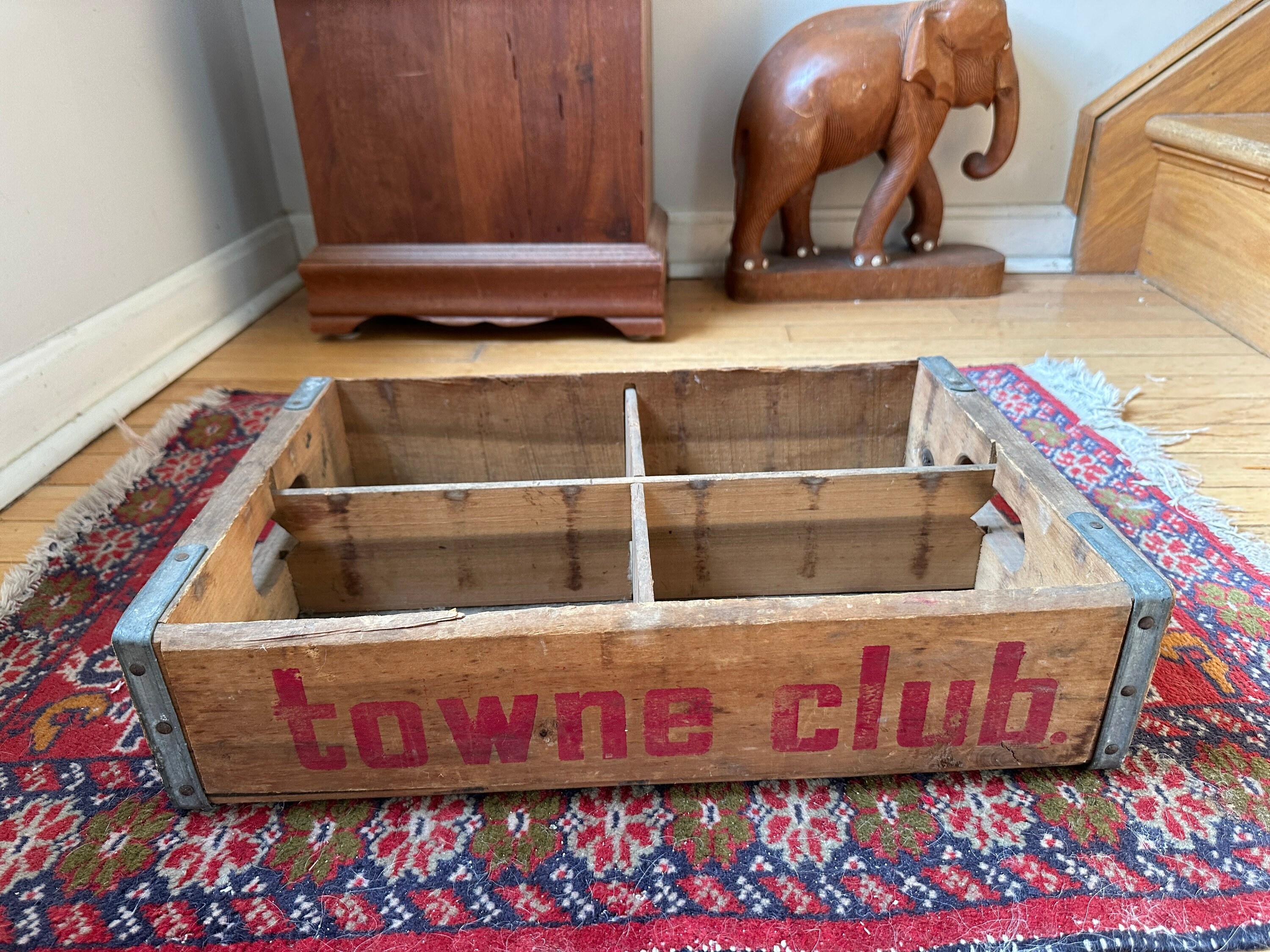 ヴィンテージ】Towne Club Beverages クレート 仕切付 【公式通販】