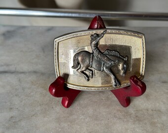 Mens Rodeo Bucking Bronco Belt Buckle