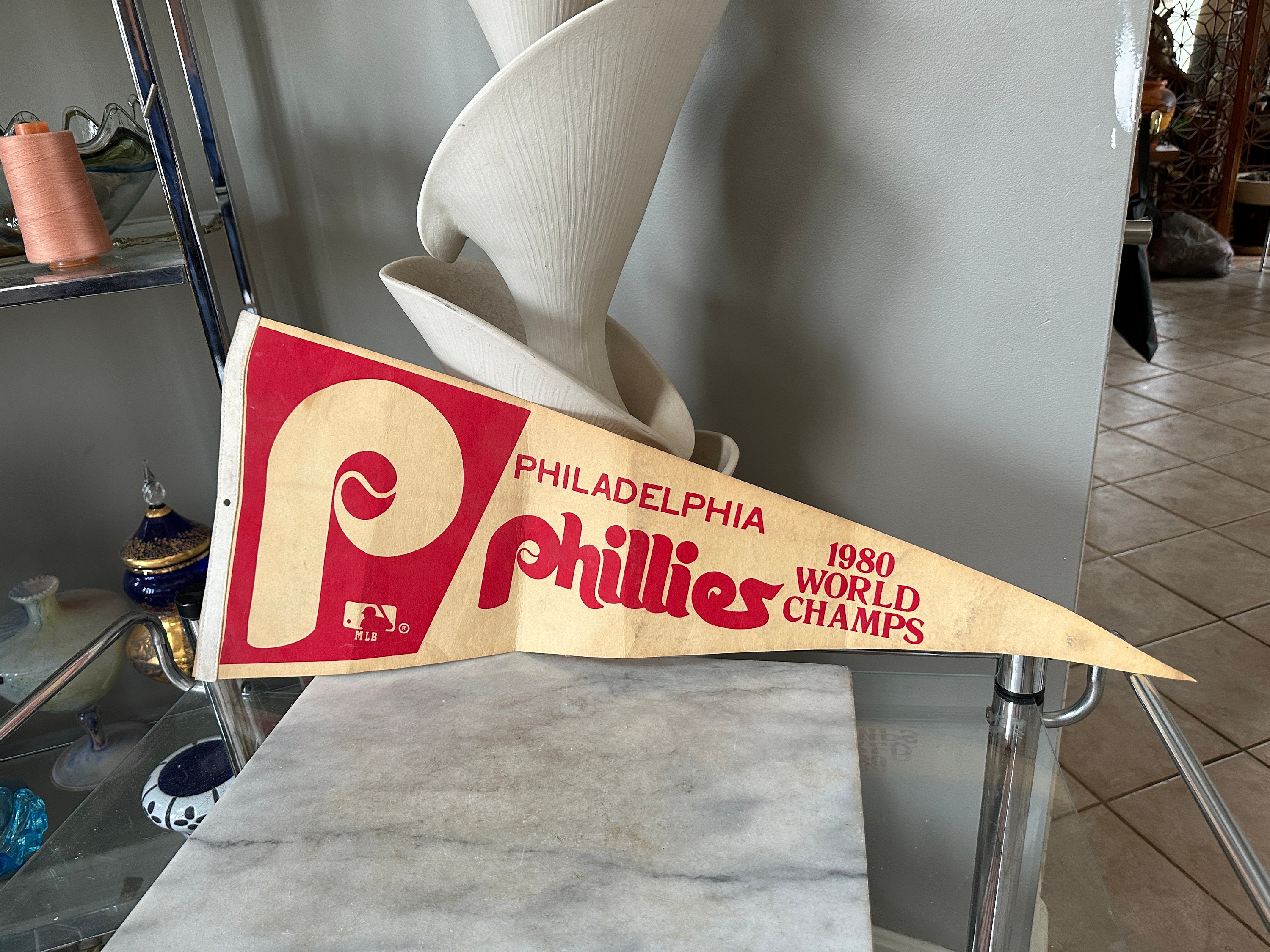 MLB, Other, Vintage 98 Philadelphia Phillies World Champ Pennant Used
