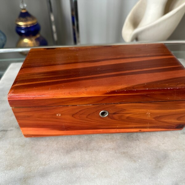 Lane Cedar Chest Jewelry Box Etsy