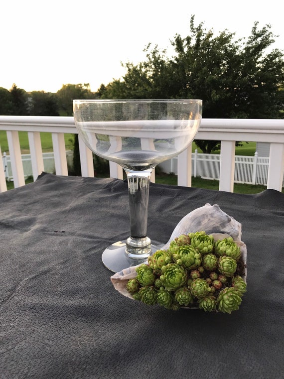 Giant Martini Glass Shaped Vase Mid Century Modern Martini Etsy