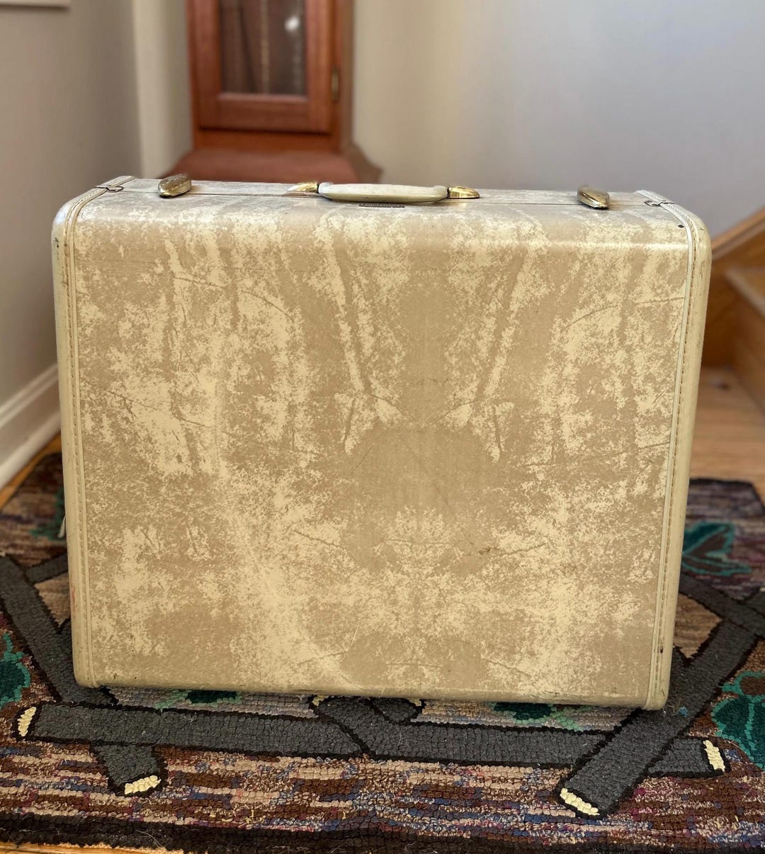 Sac de voyage vintage Samsonite Bleu marine. H 35 cm , L 50 cm, largeur 23 cm, 2 compartiments et 1 poche extérieure - Accessoires & Bagagerie