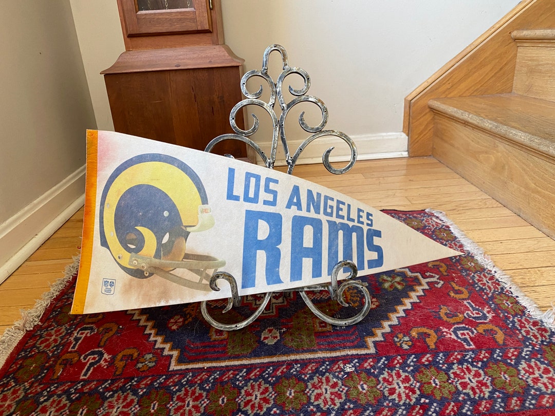 thumbnail image 2 of Los Angeles Rams 3.5 Inch Blue Iron On Embroidered Patch - Official Team Colors 2 of 6