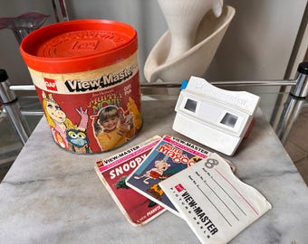 Vintage GAF View-Master Muppet Movie Gift Pak, Snoopy, Mr. Magoo Reels Collection