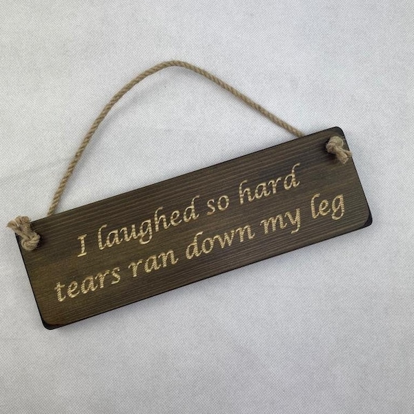 Funny Quote Mug - Sometimes I Laugh So Hard Tears Run Down My Leg - 11 Oz Black Ceramic