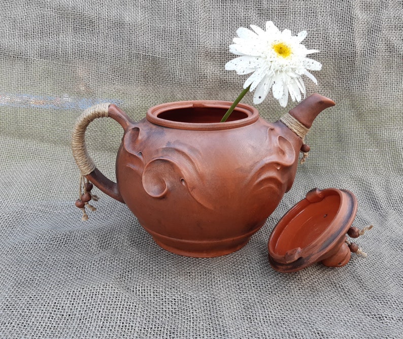 Handmade Ceramic Teapot Lid With Lock Etsy