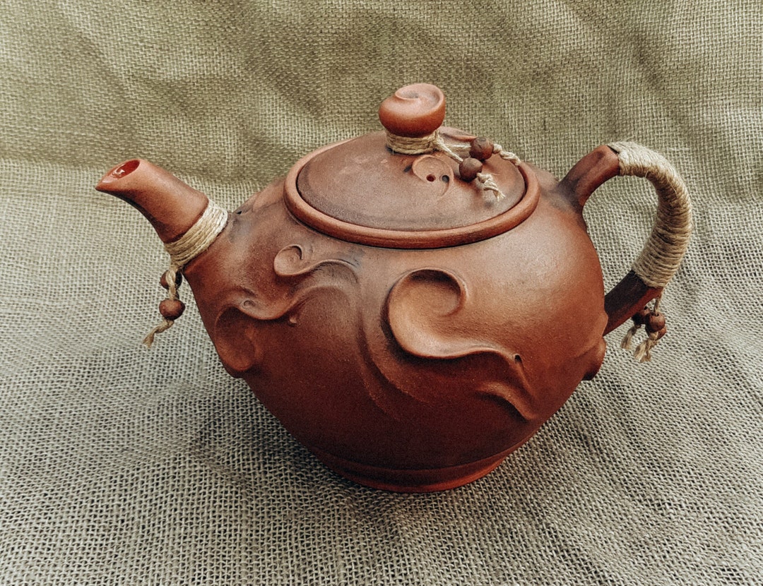 Handmade Ceramic Teapot, Lid With Lock Etsy