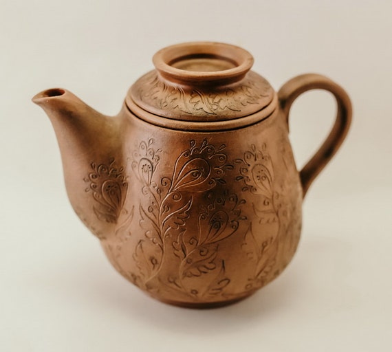 Handmade Ceramic Teapot with Infuser Unique gift for a tea Etsy